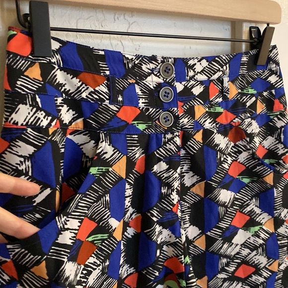 Multi color High Waisted Shorts Size Small - Picture 8 of 12